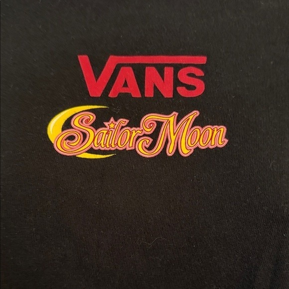 Vans x Sailor Moon Graphic T Shirt Black Medium Anime Collaboration Tee - Picture 3 of 7